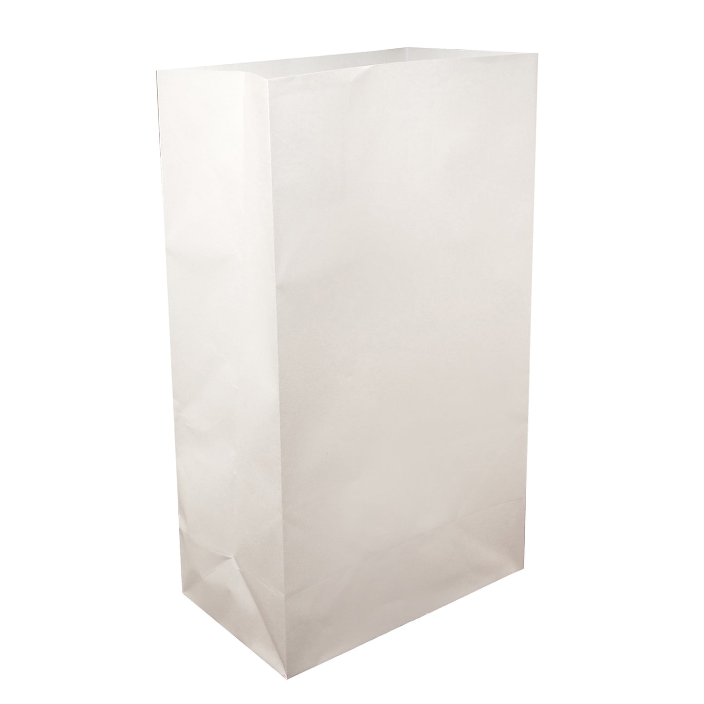 Flame Resistant Luminaria Bags, White - Set of 100