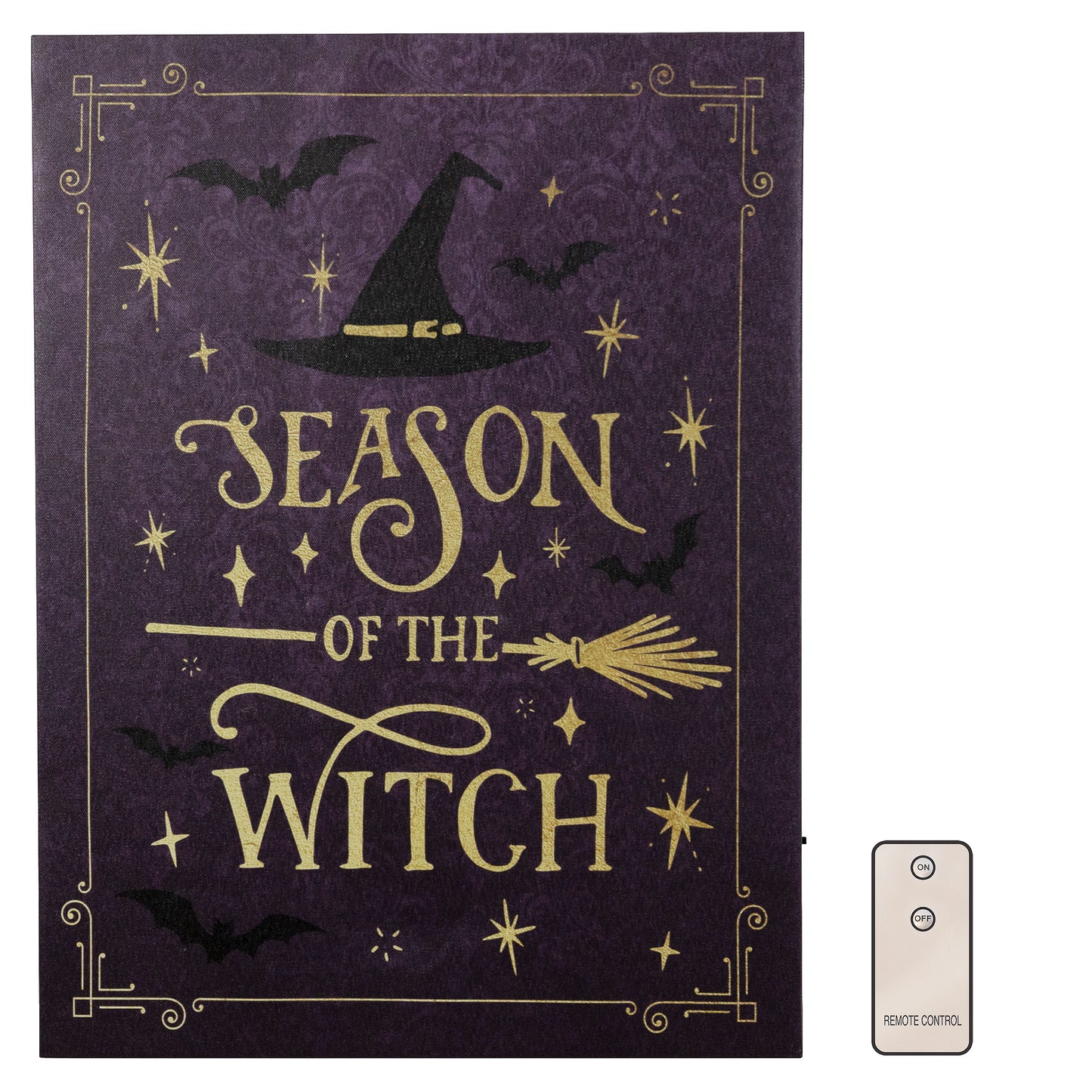 Battery Operated Lighted Wall Art - Season of the Witch