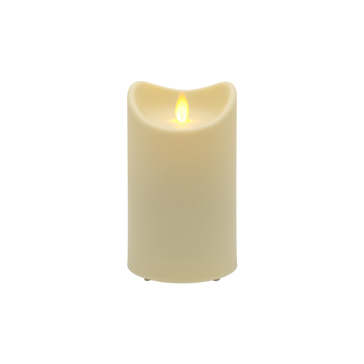 Weather Resistant LED Candle with Flickering Flame - 5"