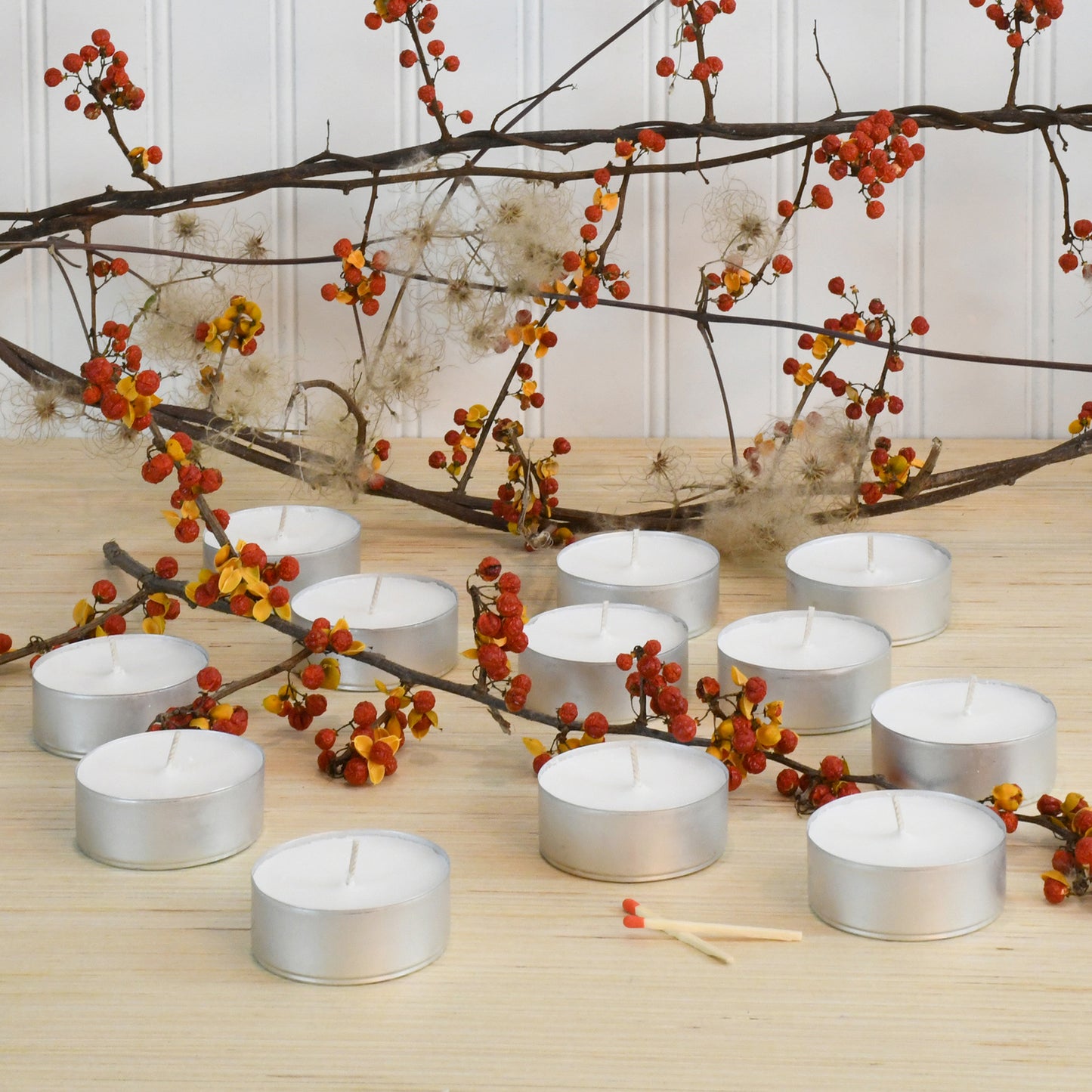 Extra Large Tea Light Candles - Set of 12