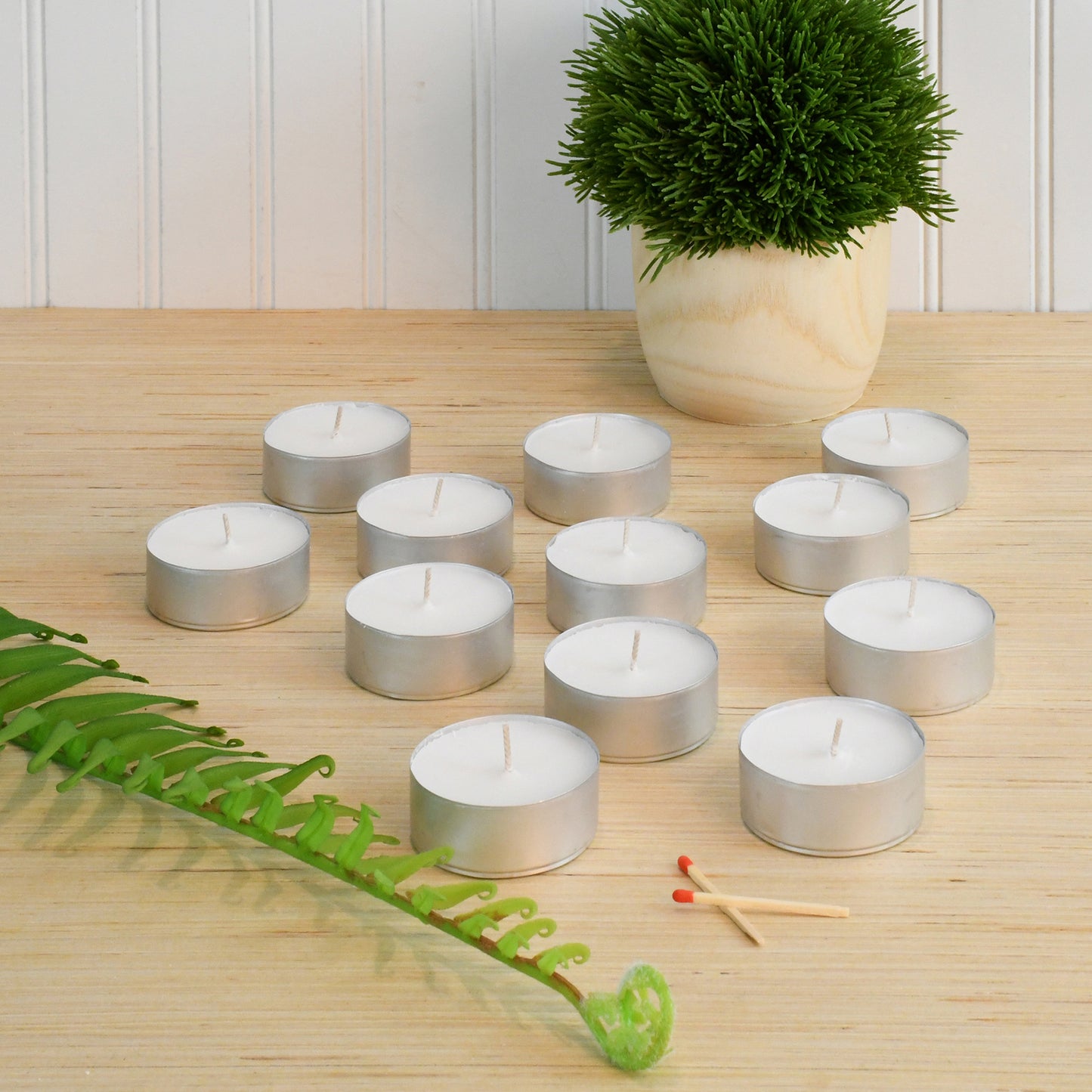 Extra Large Tea Light Candles - Set of 12