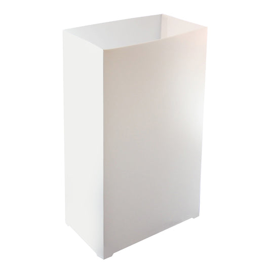 Plastic Luminaria Lantern - White - 100ct
