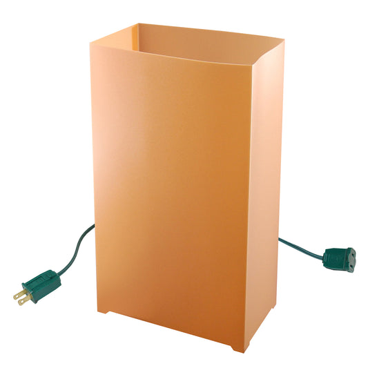 Electric LED Luminaria Kit, Tan - Set of 6