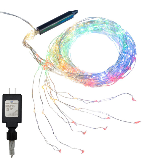 Electric Multi Strand LED Fairy String Lights - Multicolor