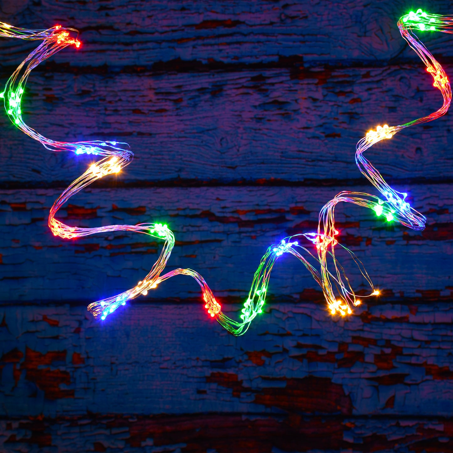 Electric Multi Strand LED Fairy String Lights - Multicolor