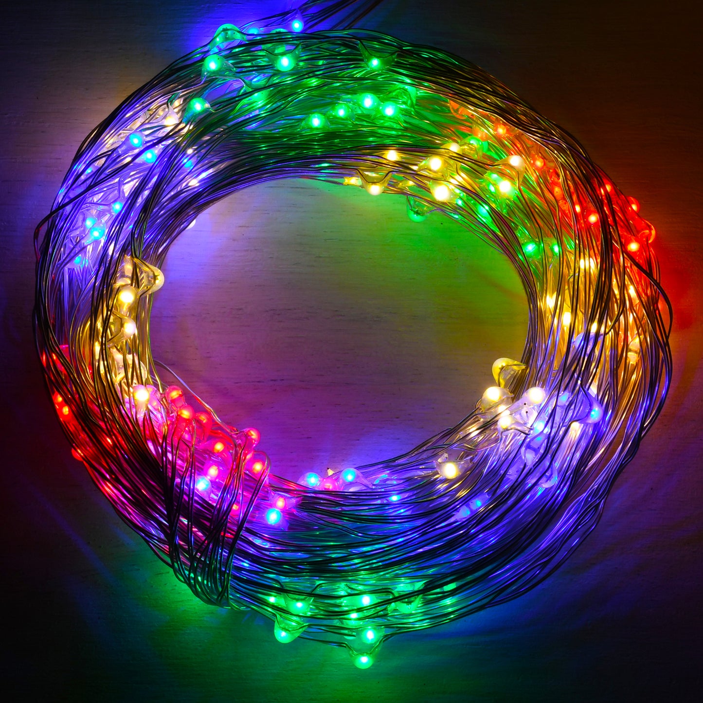 Electric Multi Strand LED Fairy String Lights - Multicolor