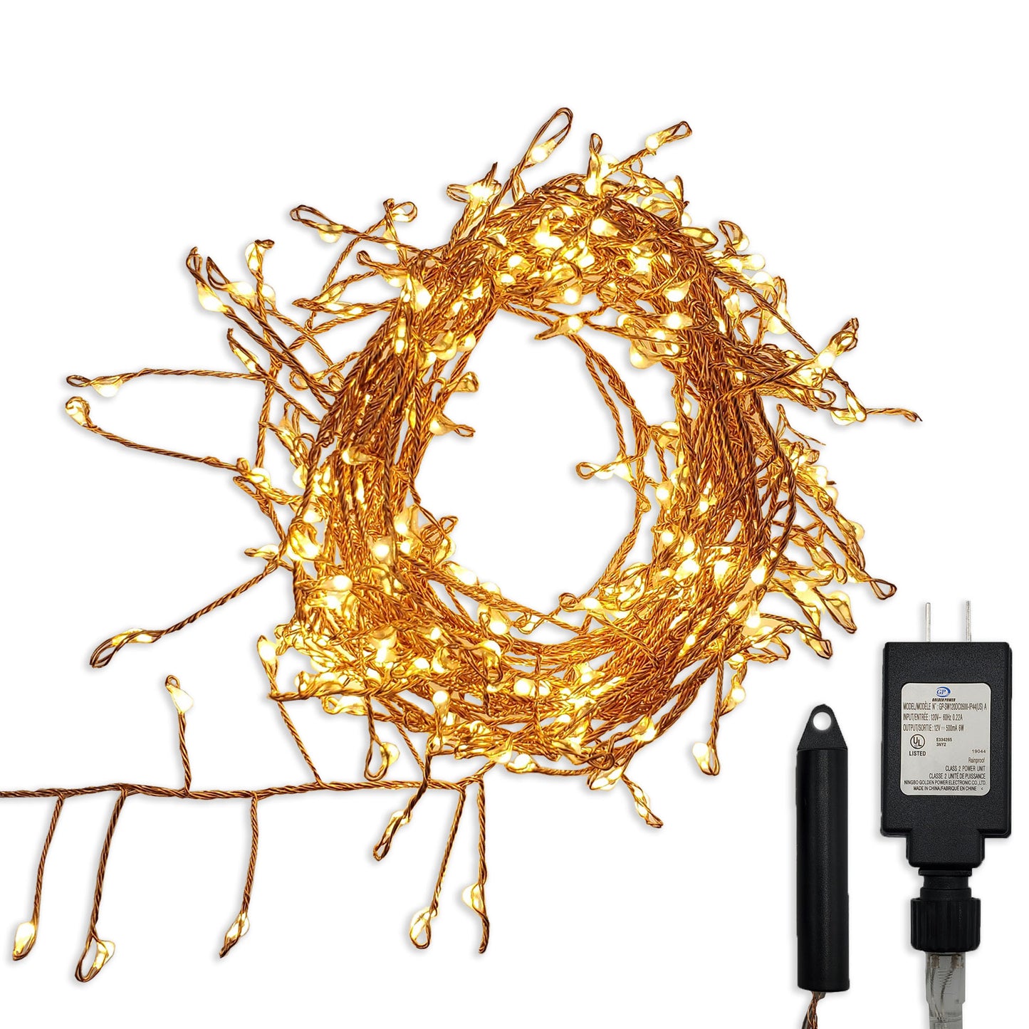 Electric Firecracker LED Fairy String Lights - Copper