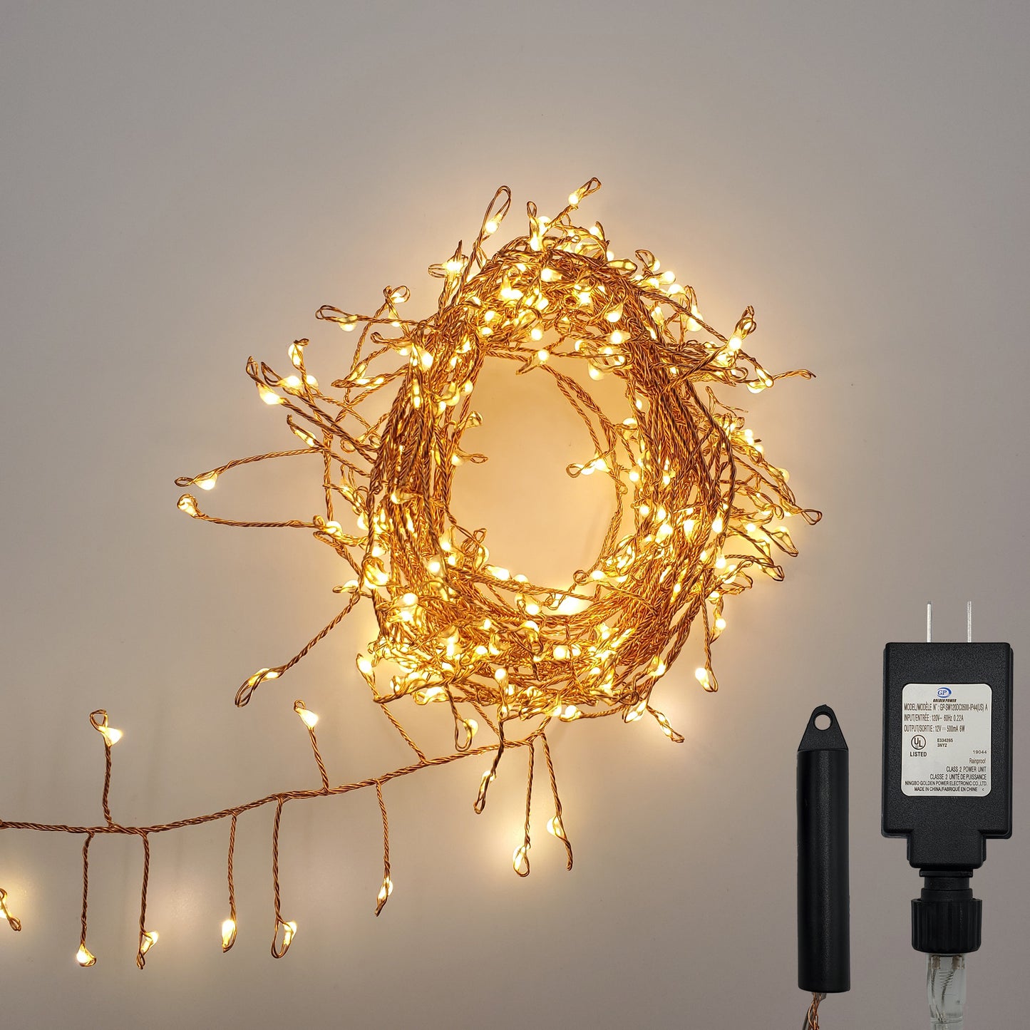 Electric Firecracker LED Fairy String Lights - Copper