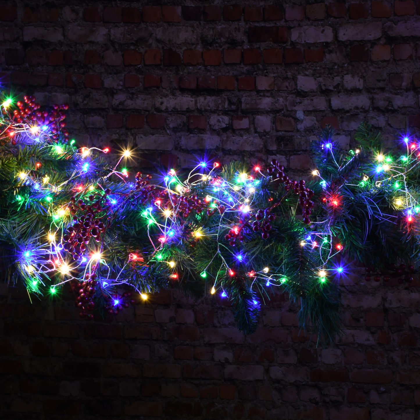 Electric Firecracker LED Fairy String Lights - Multicolor