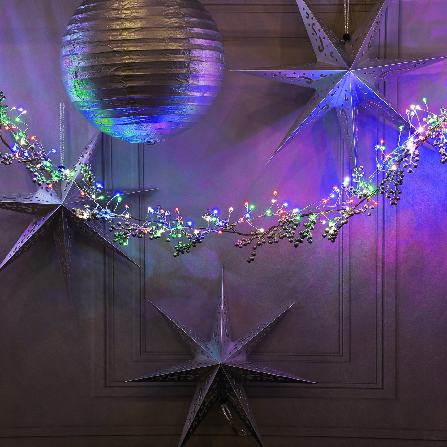 Electric Firecracker LED Fairy String Lights - Multicolor