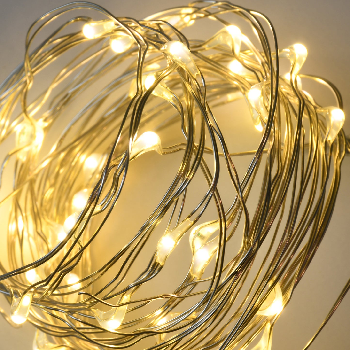 Battery Operated LED Fairy String Lights - Set of 2 - Warm White