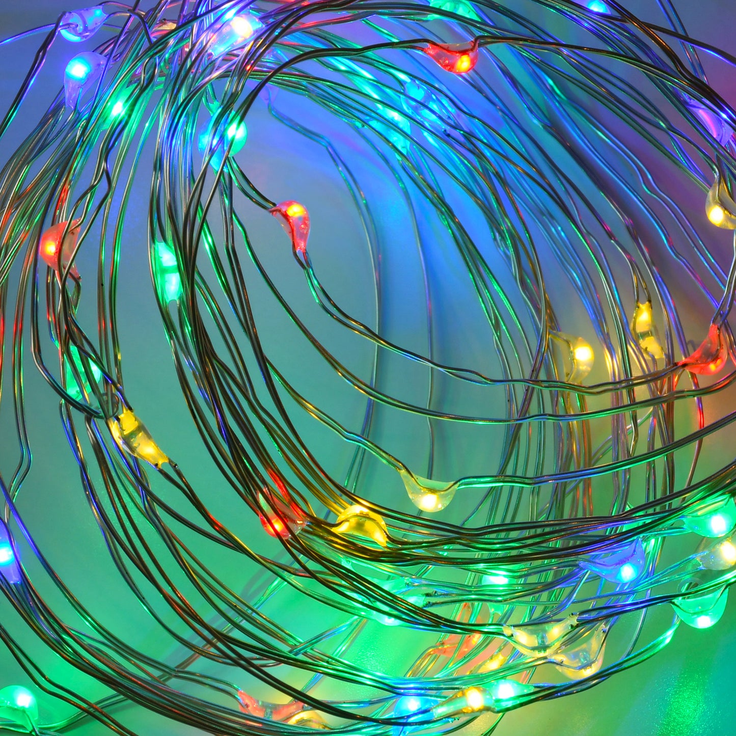 Battery Operated LED Fairy String Lights - Set of 2 - Multicolor