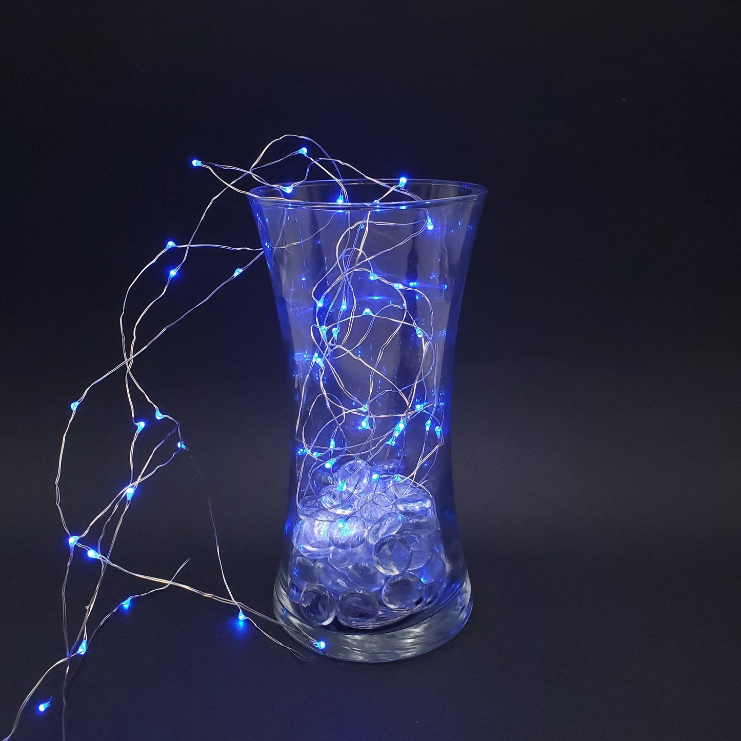 Battery Operated LED Fairy String Lights - Set of 2 - Blue