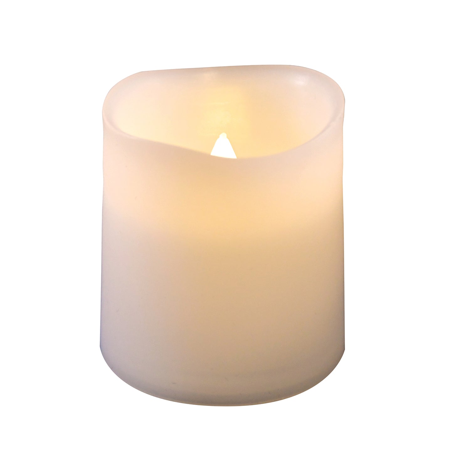 Battery Operated LED Votive Candles - Set of 12 - Amber