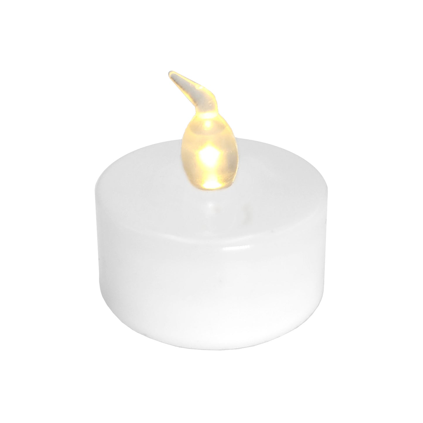 Battery Operated LED Tea Lights - Set of 24 - White