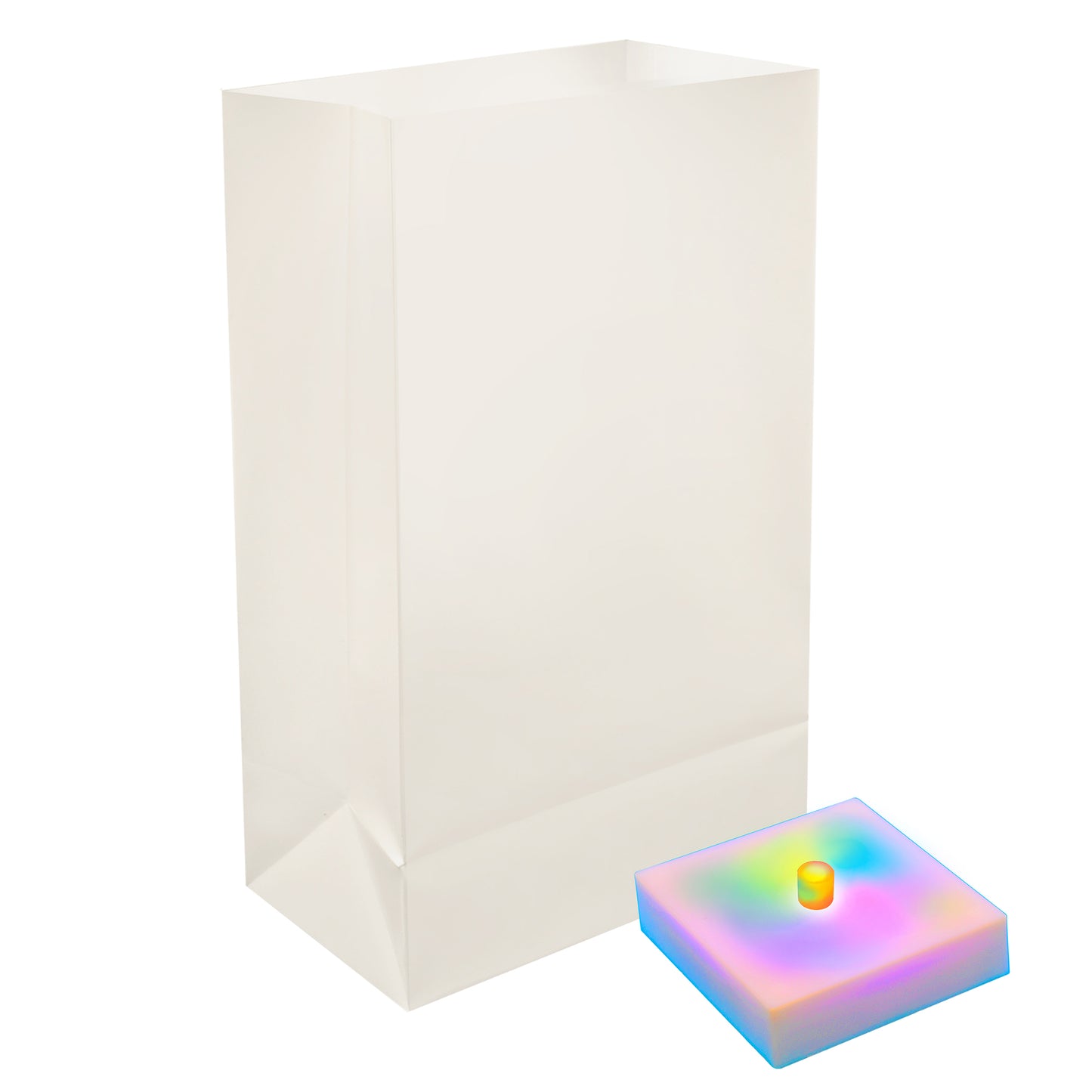 Battery-Operated LED Luminaria Kit, Color Changing - Set of 6