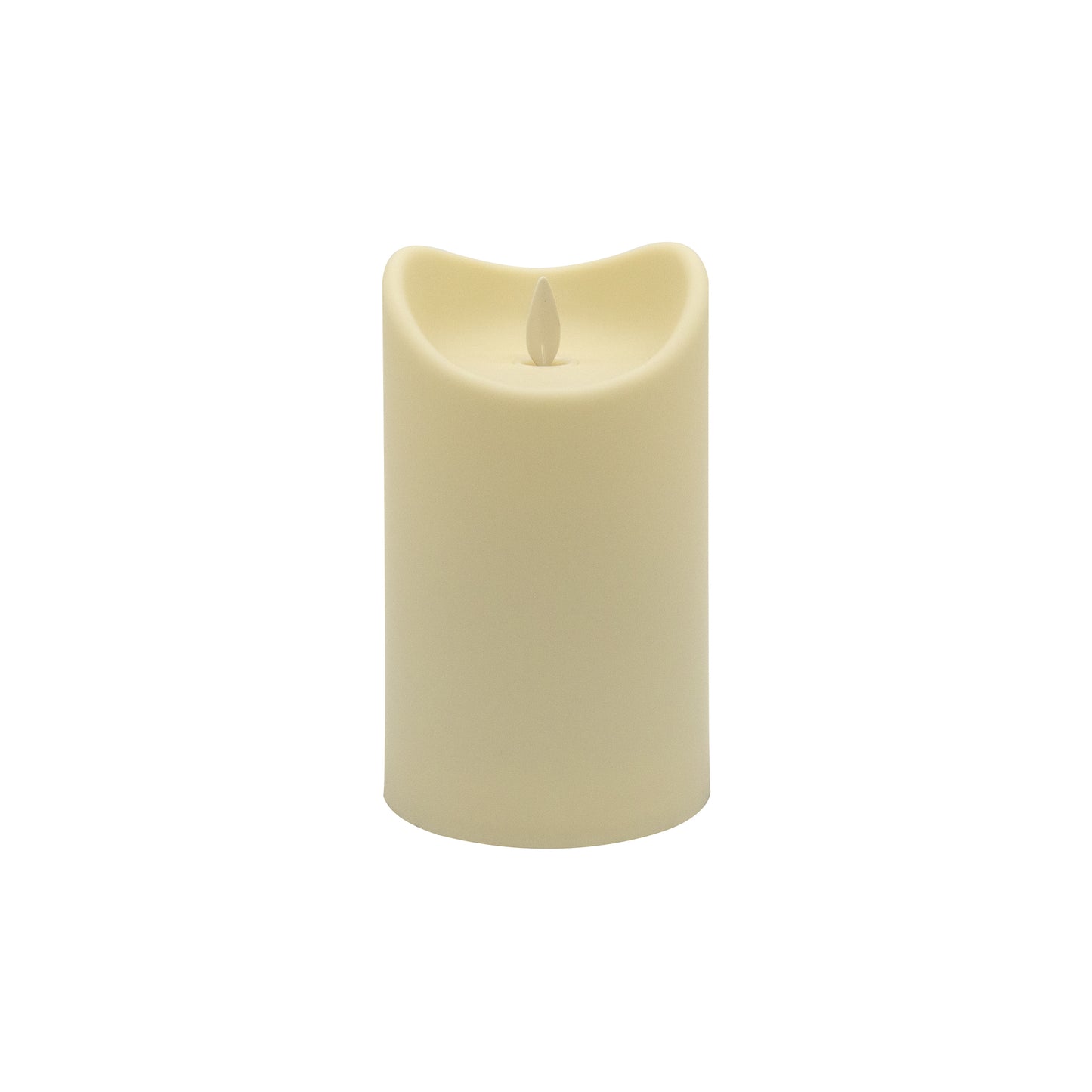 Battery Operated 5" Pillar Candle with Flickering Flame