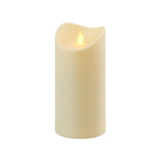 Battery Operated 7" Pillar Candle with Flickering Flame