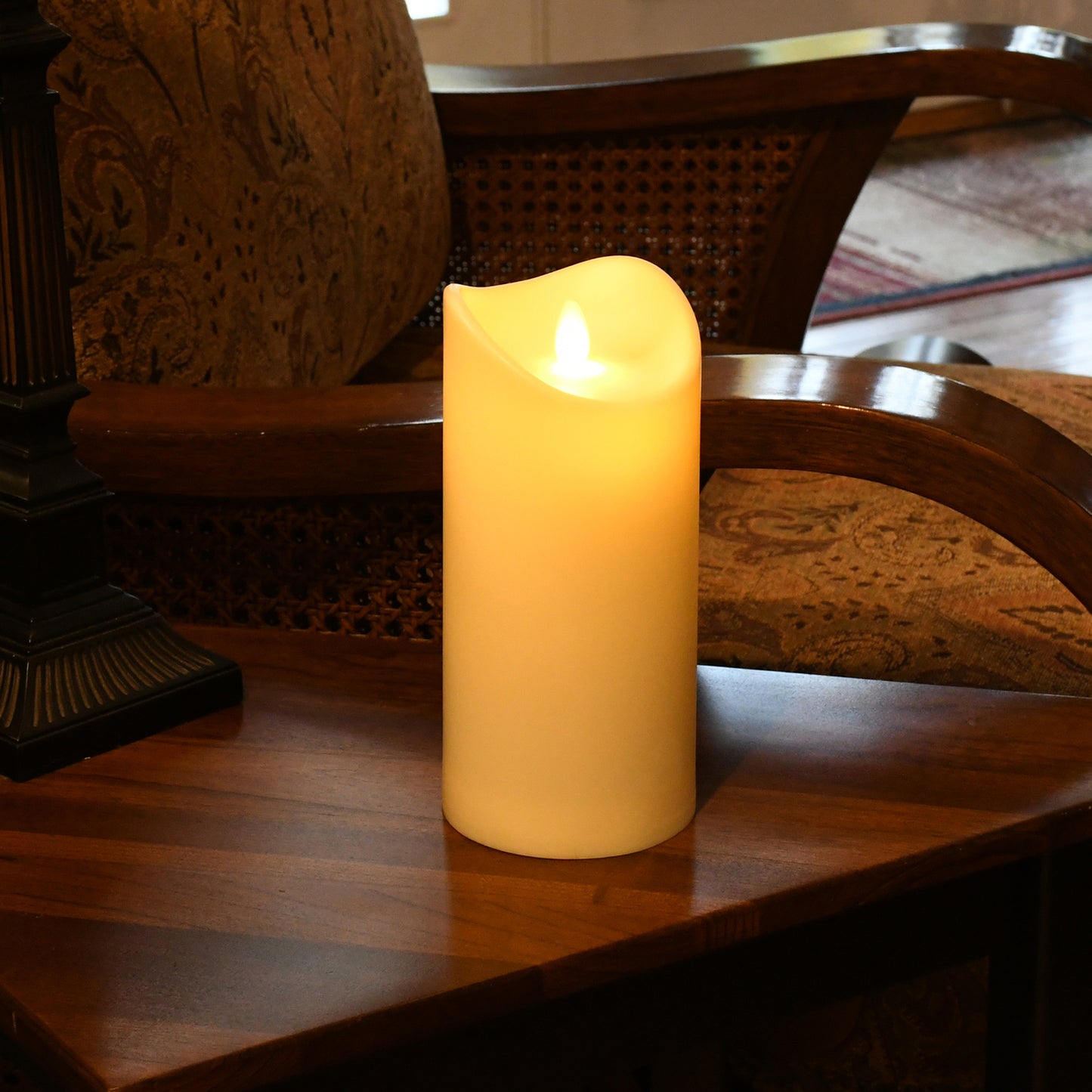 Battery Operated 7" Pillar Candle with Flickering Flame