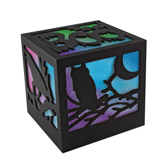 Battery Operated Halloween Box - Color Changing